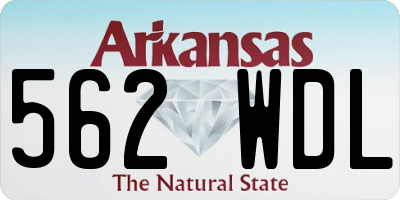 AR license plate 562WDL