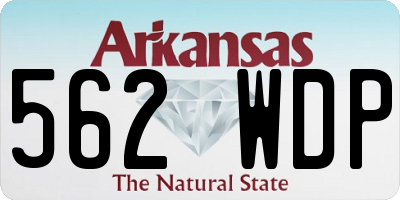 AR license plate 562WDP