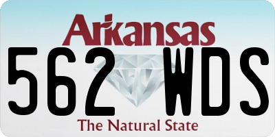 AR license plate 562WDS
