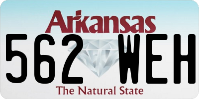 AR license plate 562WEH