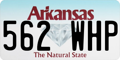 AR license plate 562WHP