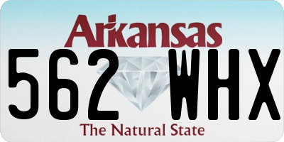 AR license plate 562WHX