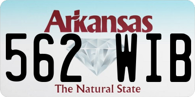 AR license plate 562WIB