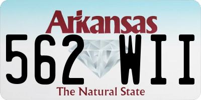 AR license plate 562WII