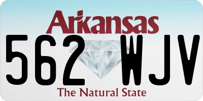 AR license plate 562WJV