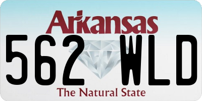 AR license plate 562WLD
