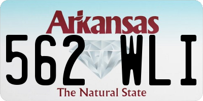 AR license plate 562WLI