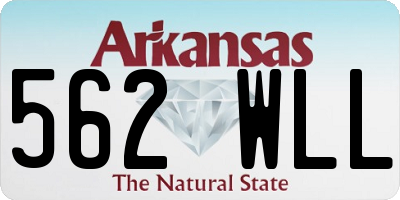 AR license plate 562WLL