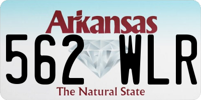 AR license plate 562WLR
