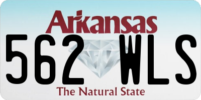 AR license plate 562WLS
