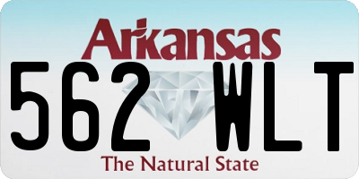 AR license plate 562WLT