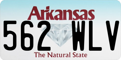 AR license plate 562WLV