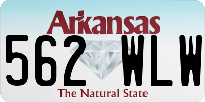 AR license plate 562WLW