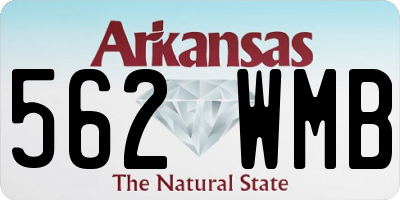 AR license plate 562WMB