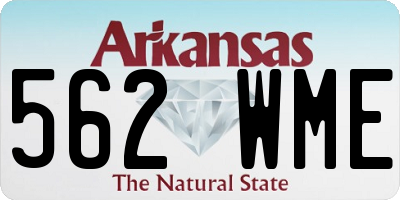 AR license plate 562WME