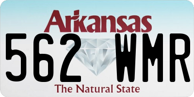 AR license plate 562WMR
