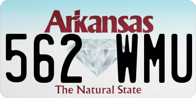 AR license plate 562WMU
