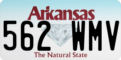 AR license plate 562WMV