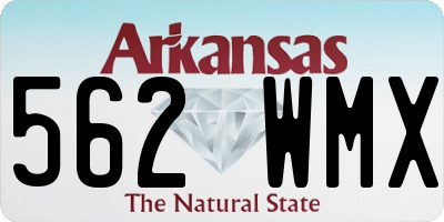 AR license plate 562WMX