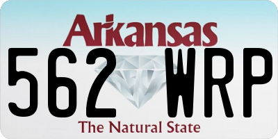 AR license plate 562WRP