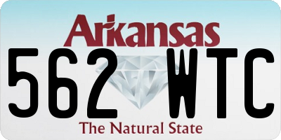 AR license plate 562WTC