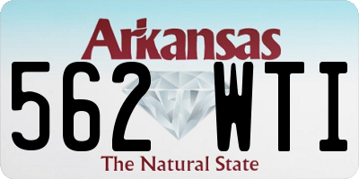 AR license plate 562WTI