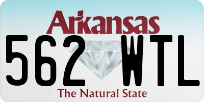 AR license plate 562WTL