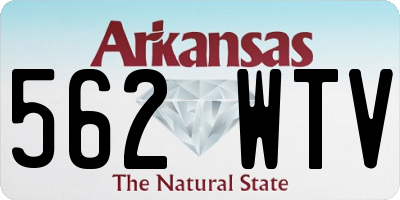 AR license plate 562WTV