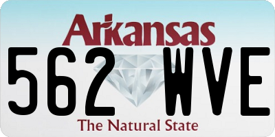 AR license plate 562WVE