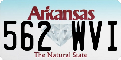 AR license plate 562WVI