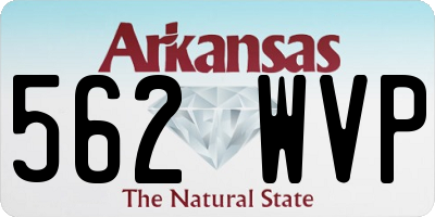 AR license plate 562WVP