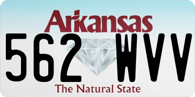 AR license plate 562WVV