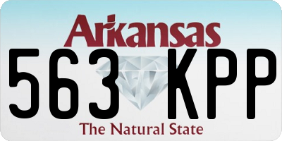 AR license plate 563KPP