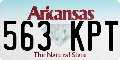 AR license plate 563KPT