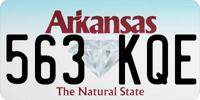 AR license plate 563KQE