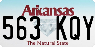 AR license plate 563KQY