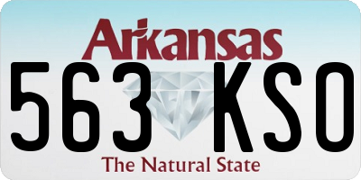 AR license plate 563KSO