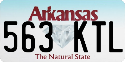 AR license plate 563KTL