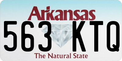 AR license plate 563KTQ