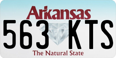 AR license plate 563KTS