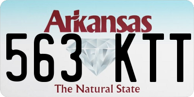 AR license plate 563KTT