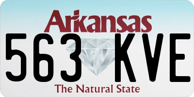 AR license plate 563KVE
