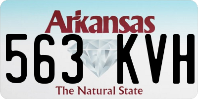 AR license plate 563KVH