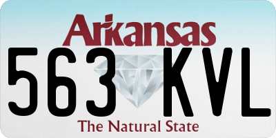 AR license plate 563KVL