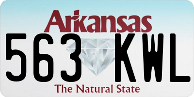 AR license plate 563KWL