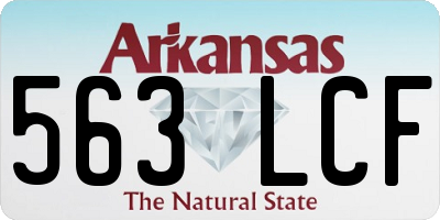 AR license plate 563LCF