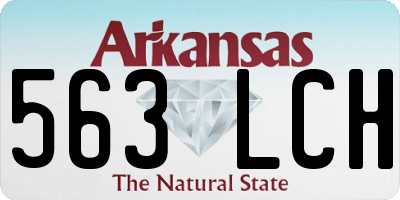 AR license plate 563LCH