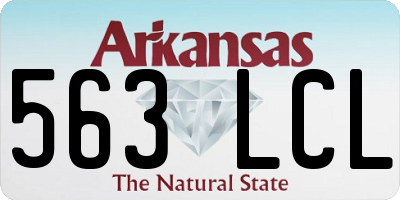 AR license plate 563LCL