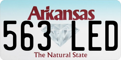AR license plate 563LED