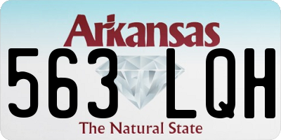 AR license plate 563LQH